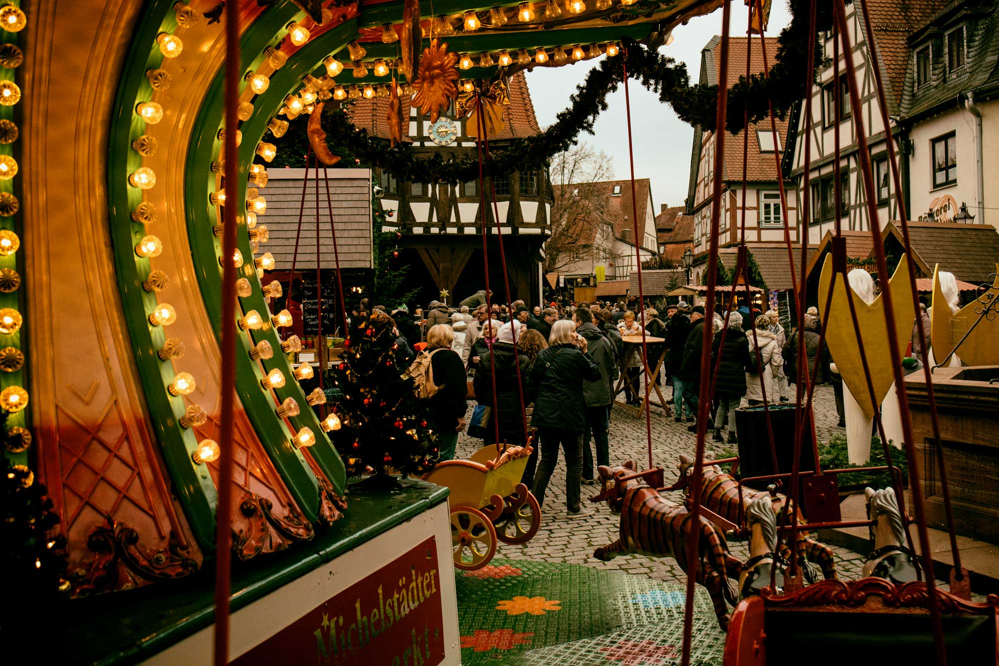 Weihnachtsmarkt in Michelstadt im Odenwald
