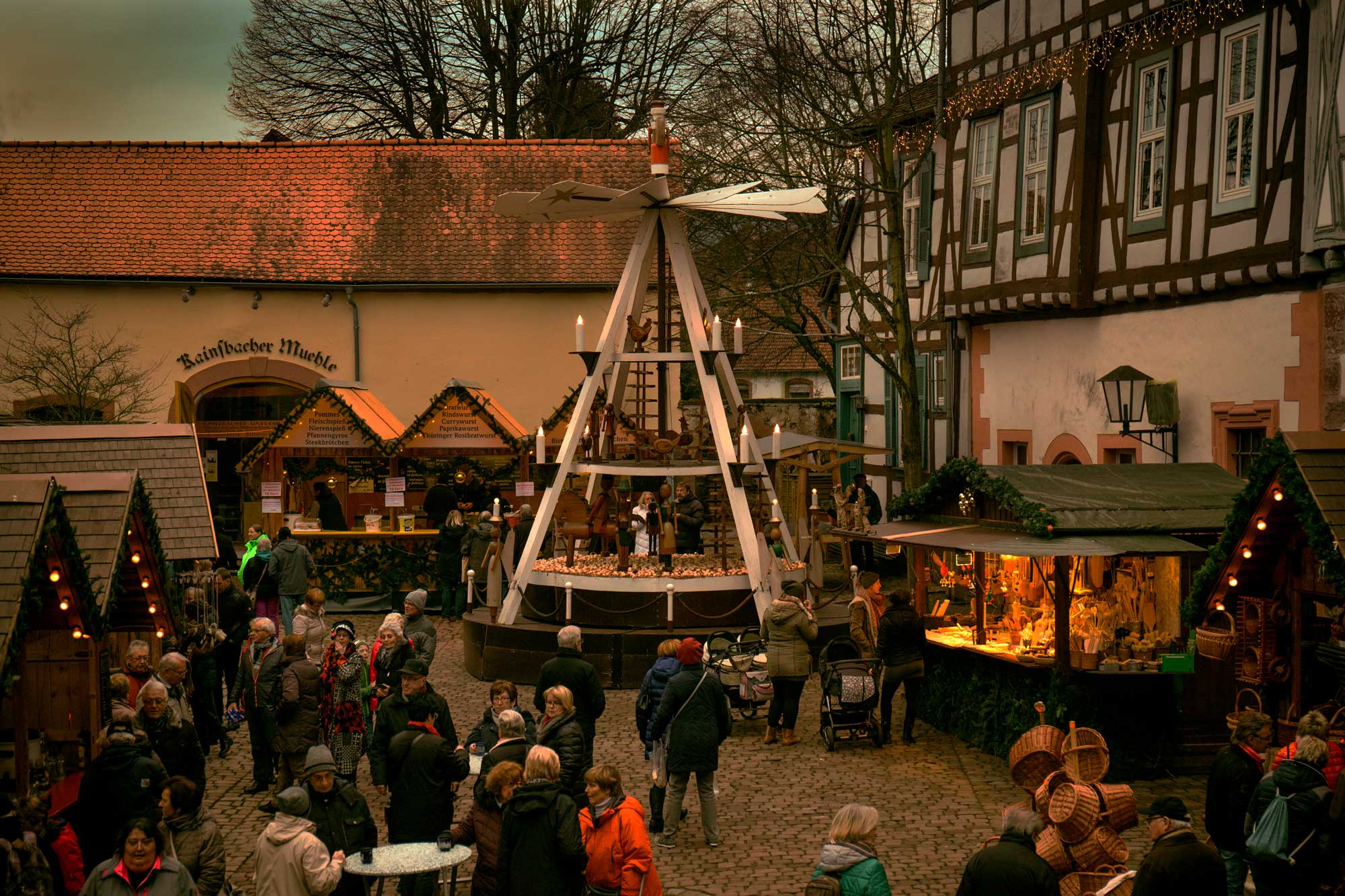 Weihnachtsmarkt in Michelstadt im Odenwald