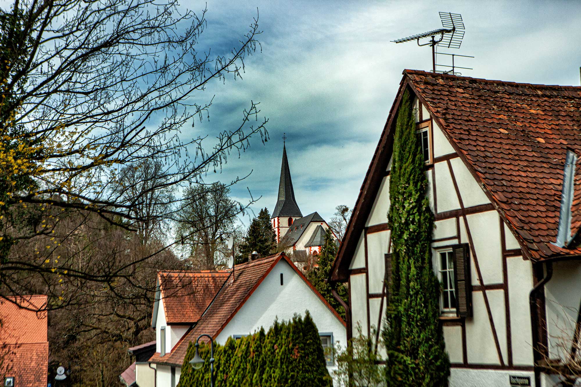 Bensheim-Auerbach im April