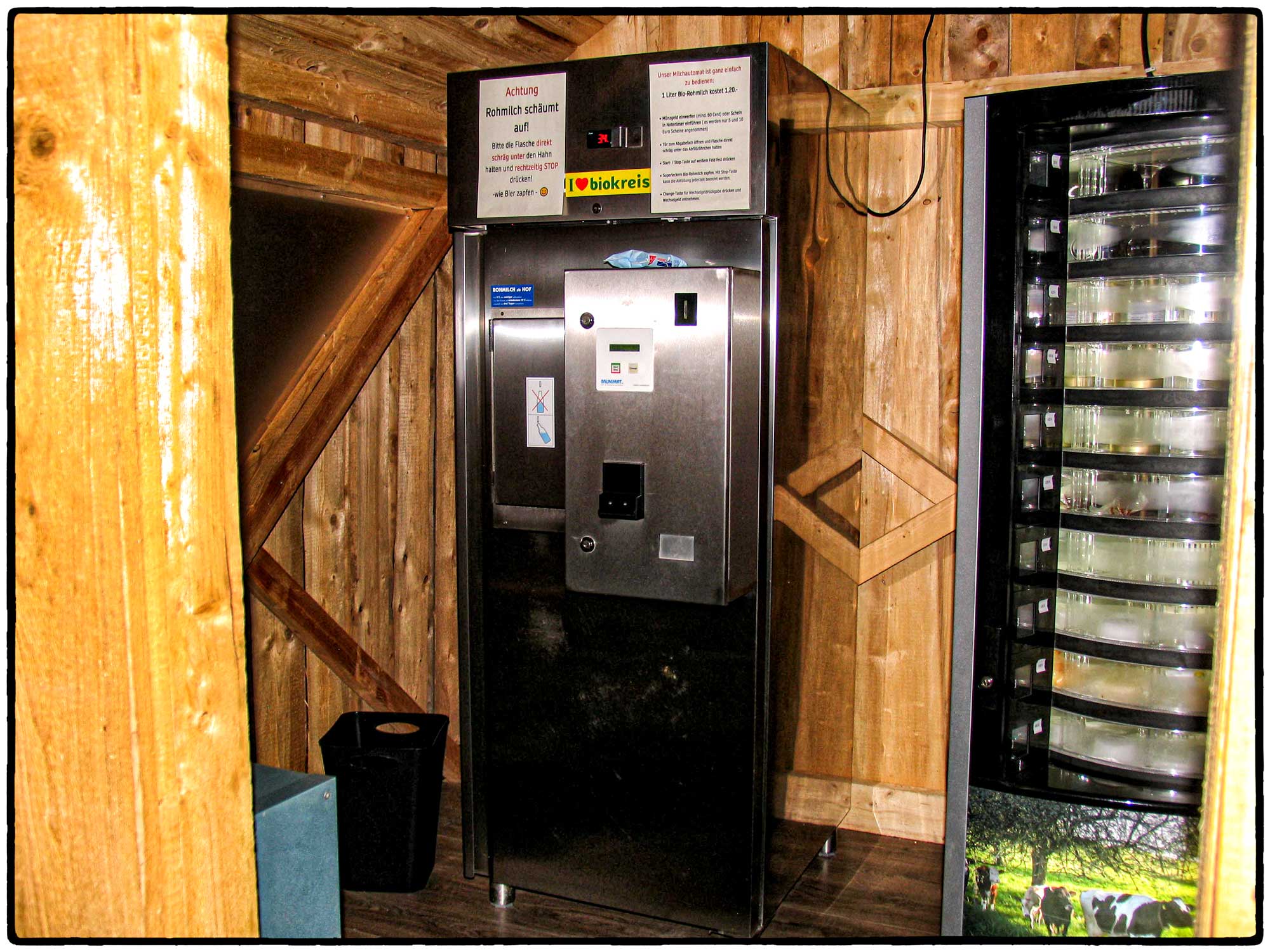 Automaten für regionale Lebensmittel im Odenwald und an der Bergstraße