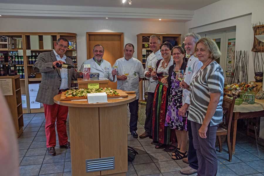 Präsentation des Odenwald Gasthaus Weins in der Vinothek der Odenwälder Winzergenossenschaft
