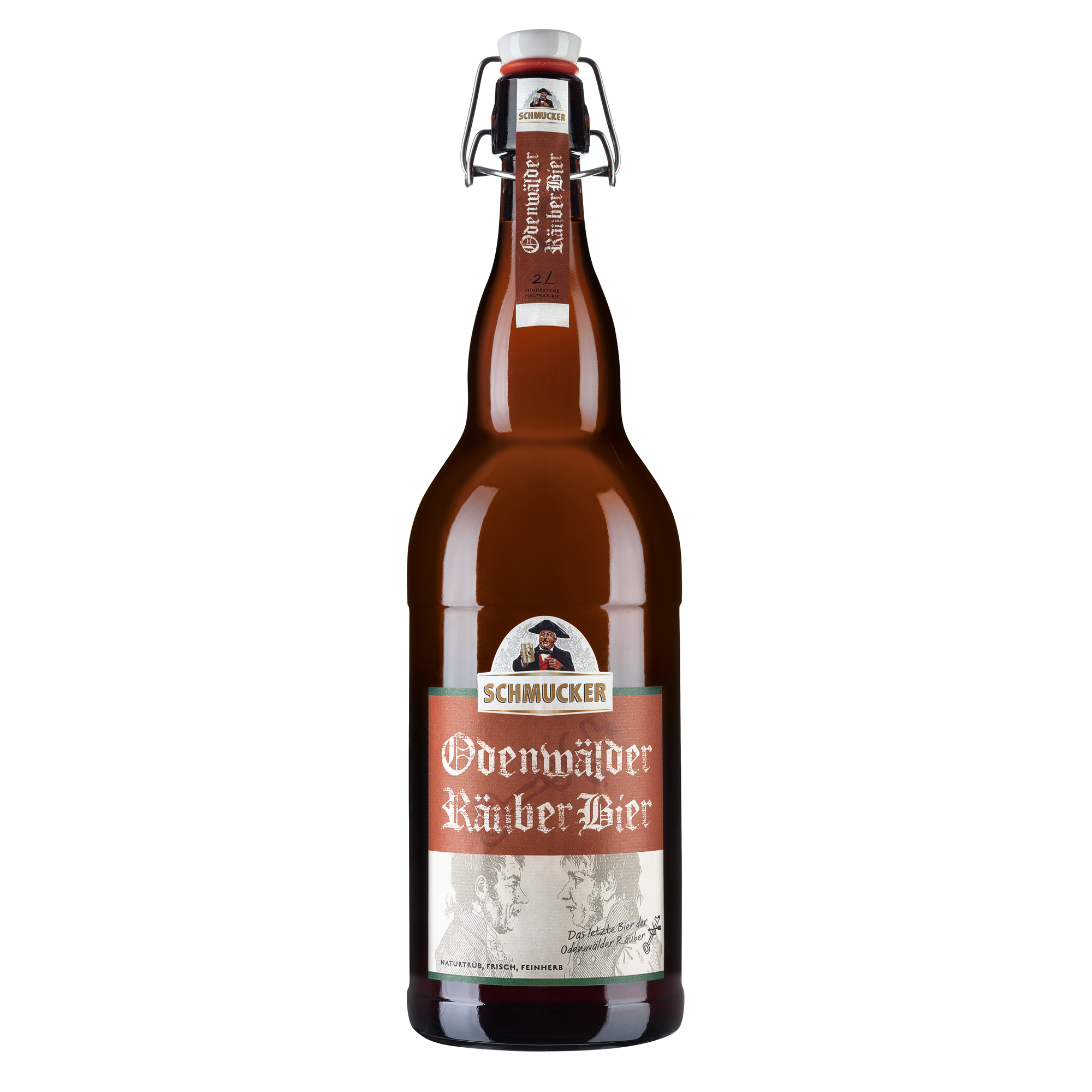 2 Liter Odenwälder Räuber Bier von der Privat-Brauerei Schmucker in Mossautal