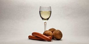 Welcher Wein von der Bergstraße passt zu Kartoffelsalat mit Würstchen